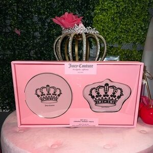 🩷🍒Juicy couture ceramic trinket trays
